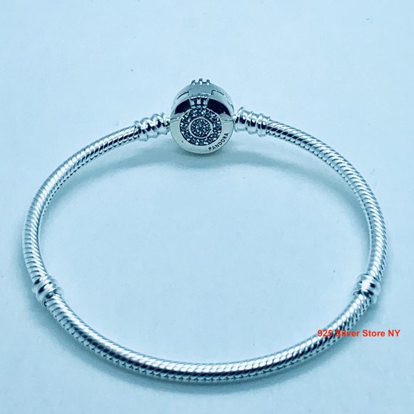 Pandora Moments SPARKLING CROWN O SNAKE Bracelet - Picture 4 of 10
